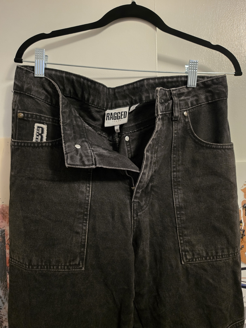 The Ragged Priest Women’s Straight Leg Jeans - Washed Black